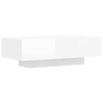 Hoogglans Witte Salontafel 100cm - Tweede Kansje! OP = OP, Huis en Inrichting, Tafels | Salontafels, Verzenden, Nieuw