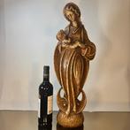Beeld, Prachtig Art Deco beeld Heilige Maagd Maria met kind, Antiek en Kunst