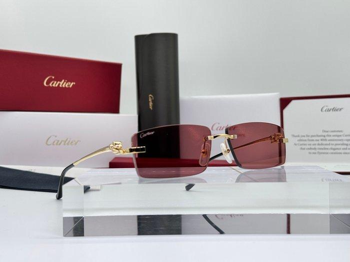 Cartier - Panthere Gold Planted 18k Anniversary - Lunettes, Handtassen en Accessoires, Zonnebrillen en Brillen | Dames