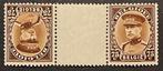 België 1932 - Kopstaande zegels met tussenpaneel - Leopold, Timbres & Monnaies