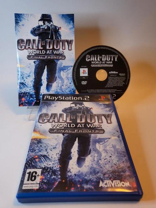 Call of Duty World at War Final Fronts Playstation 2, Consoles de jeu & Jeux vidéo, Jeux | Sony PlayStation 2, Enlèvement ou Envoi