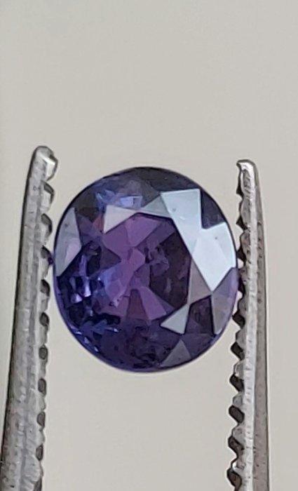 Saphir - 1.02 ct - Antwerp Laboratory for Gemstone Testing, Handtassen en Accessoires, Edelstenen