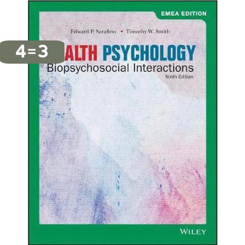 Health Psychology Biopsychosocial Interactions 9781119586937, Boeken, Taal | Engels, Gelezen, Verzenden