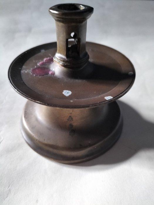 Kandelaar - Brons - Carrete Gotisch XV-XVI, Antiek en Kunst, Antiek | Overige Antiek