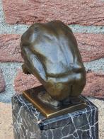 Sculpture, De duiker van milo - 23 cm - Bronze en marbre -, Antiek en Kunst