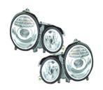 PHARES MERCEDES CLASSE E W210 99-02 FOND CHROMÉ, Autos : Pièces & Accessoires, Verzenden