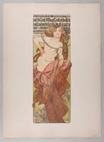 Alphonse Mucha (1860-1939) - Document Décoratif, Plate 13, Antiek en Kunst