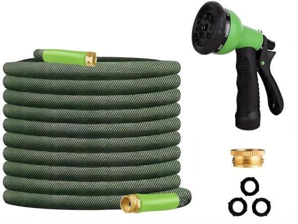 Veiling - Tuinslang 15m groen, Tuin en Terras, Tuinslangen, Nieuw