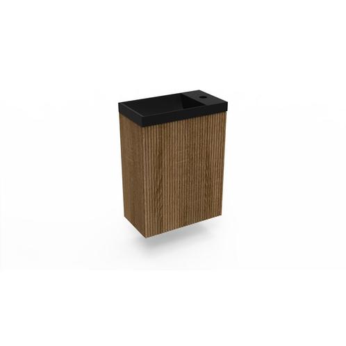Fonteinkast Cafe Oak Arcqua Ridge 40x55x28 cm Incl. Fontein, Doe-het-zelf en Bouw, Sanitair, Bad, Nieuw, Ophalen of Verzenden