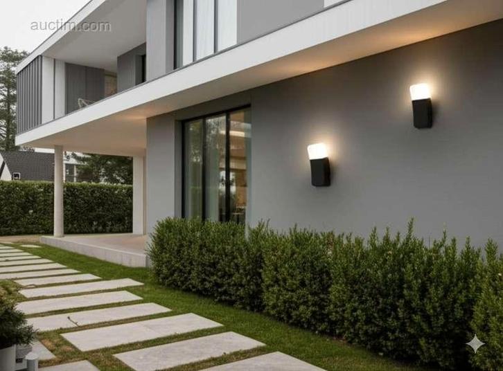 10 x 9.5W LED Wandlamp gebogen zand zwart warm..., Doe-het-zelf en Bouw, Overige Doe-Het-Zelf en Bouw, Ophalen