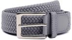Suitable Geweven Riem Donkergrijs maat 95 Heren, Kleding | Heren, Riemen en Ceintuurs, Verzenden, Echt leder, Nieuw, Suitable