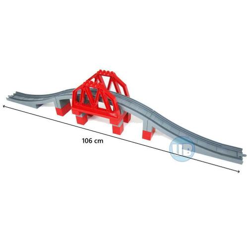 opvolger Luchtvaart Herhaal ② Trein spoor brug 100 cm NIEUW voor elektrische trein — Jouets | Duplo &  Lego — 2ememain