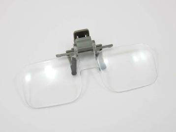 Loepbril clip on 2x vergroting beschikbaar voor biedingen