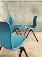 Galvanitas S30 de couleur bleu - VINTAGE - (300! En stock), Blauw, Ophalen of Verzenden, Vintage , Vijf, Zes of meer stoelen