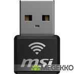 MSI AX1800 Nano WiFi USB Adapter interfacekaart/-adapter USB, Computers en Software, Verzenden, Nieuw