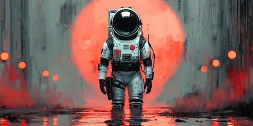 Iconica - The Visitor · XXL, Antiek en Kunst, Kunst | Schilderijen | Modern