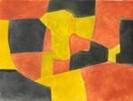 Serge Poliakoff (1900-1969) - Composition noire , jaune et
