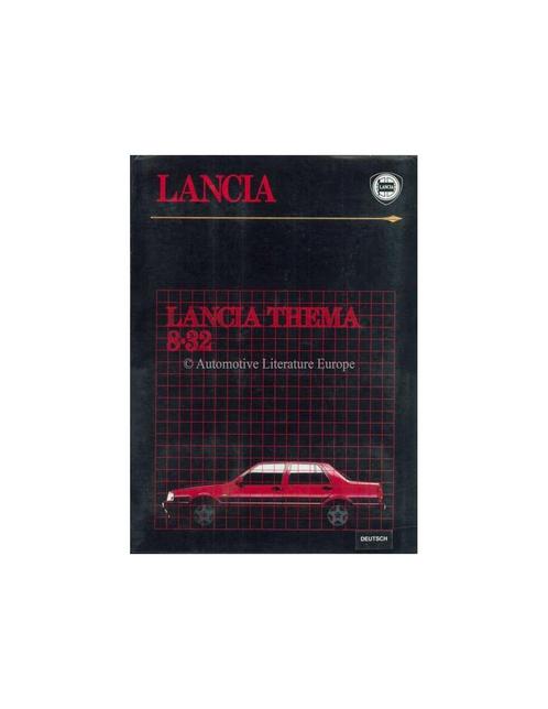 1986 LANCIA THEMA 8.32 PERSMAP DUITS, Livres, Autos | Brochures & Magazines, Enlèvement ou Envoi