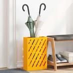 vidaXL Opslaghaak & Rek met opslag Mosterdgeel 28 x 12 x 41, Huis en Inrichting, Woonaccessoires | Paraplubakken, Verzenden, Nieuw