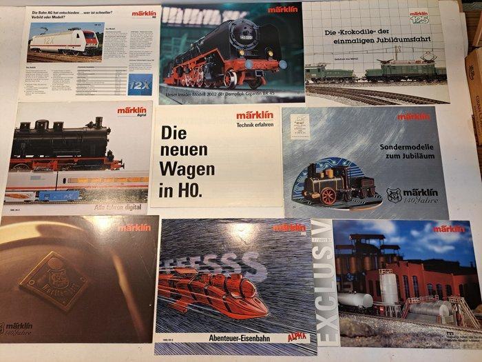 Märklin - 34 stuks verschillende Märklin folders, posters,, Hobby en Vrije tijd, Modeltreinen | H0