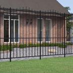 vidaXL Clôture de jardin avec sommet de lance Noir 222