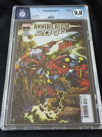 Annihilation 2099 #3 + #4 Ken Lashley 2099 Frame Variant +