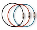 Staaldraad 150 mm armband Staaldraad sleutelring blauw, Tuin en Terras, Verzenden, Nieuw