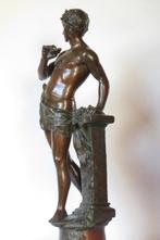 Alois Mayer (1855-1939) - Sculpture, Pan - 59 cm -