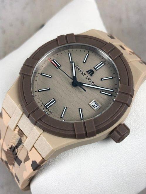 Maurice Lacroix - Aikon Tido Camo Beige Limited Edition -, Handtassen en Accessoires, Horloges | Heren