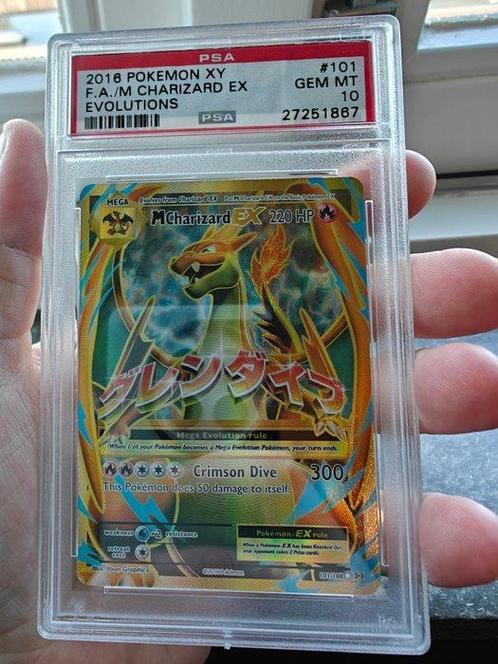 Pokémon - 1 Graded card - Pokemon - PSA 10 Mega Charizard EX, Hobby & Loisirs créatifs, Jeux de cartes à collectionner | Pokémon