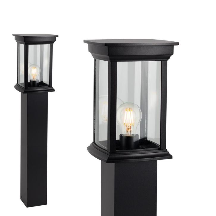 Tuinverlichting Modern Buitenlamp Carlton terras, Tuin en Terras, Buitenverlichting, 50 tot 250 watt, Nieuw, Aluminium, Staande lamp