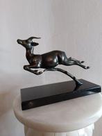 Carvin louis albert - Sculpture, Antilope - 18 cm - Bronze -, Antiek en Kunst