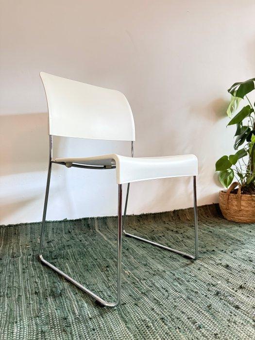 Vitra - Jasper Morrison - Chaise (4) - SIM chair - Chrome,, Antiek en Kunst, Antiek | Meubels | Stoelen en Sofa's