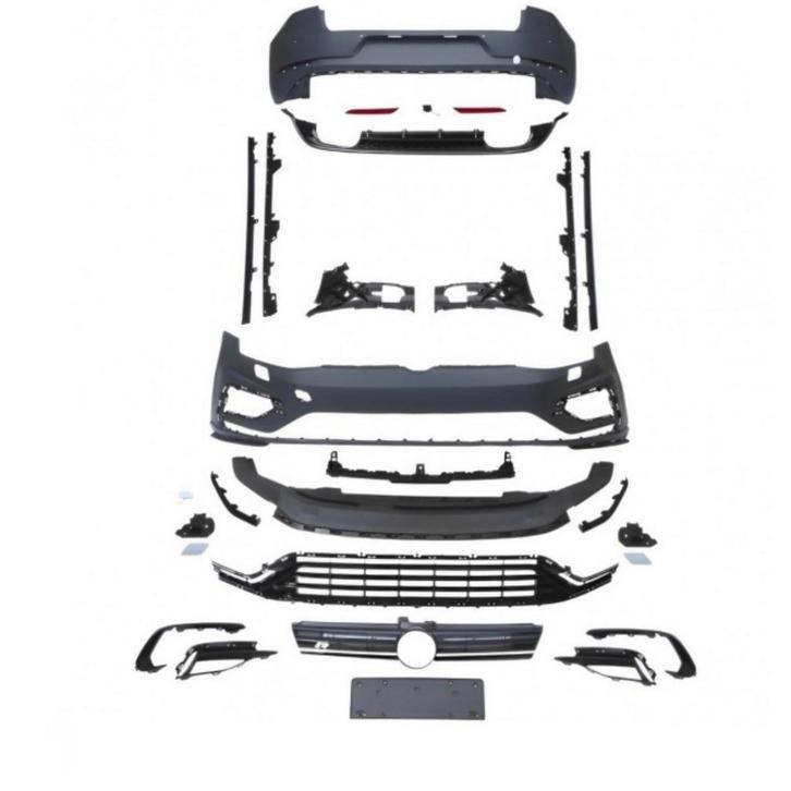 VW Golf 7 naar 7.5 R Look – Complete Body Kit, Auto-onderdelen, Carrosserie, Voor, Achter, Links, Rechts, Bumper, Nieuw, Volkswagen