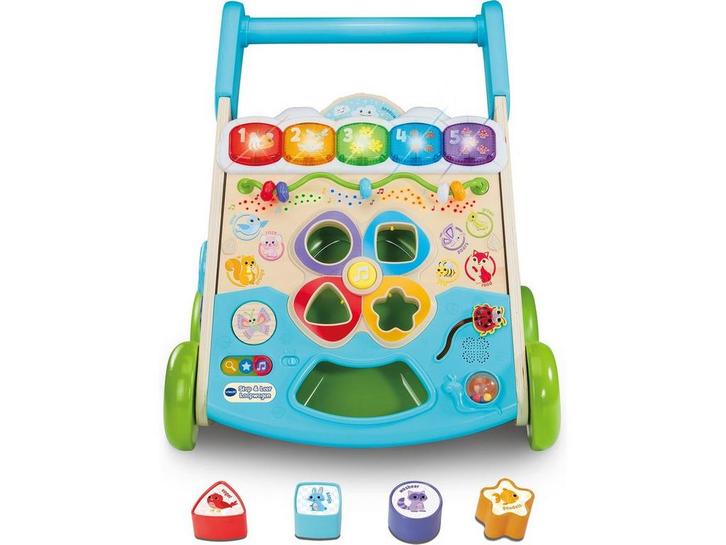 VTech Stap & Leer Loopwagen - Educatief Speelgoed -, Huis en Inrichting, Woonaccessoires | Overige, Zo goed als nieuw, Verzenden