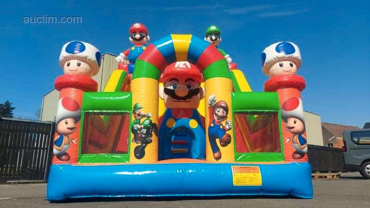 springkasteel Super mario, Hobby en Vrije tijd, Feestartikelen | Verhuur, Ophalen