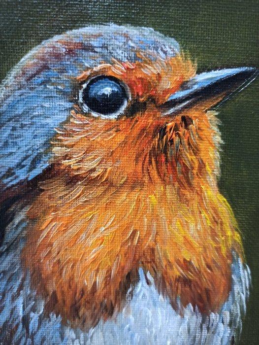 Tomasz Bednarski (1965) - Robin, Antiek en Kunst, Kunst | Schilderijen | Klassiek