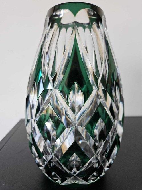 Val Saint Lambert - Vaas - Kristal, lood kristal, Antiek en Kunst, Antiek | Glaswerk en Kristal