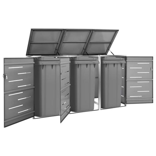 vidaXL Containerberging driedubbel 207x77,5x112,5 cm, Doe-het-zelf en Bouw, Containers, Verzenden