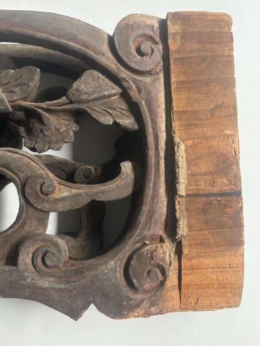 Paneel houtsnijwerk - Hout - China - 20e eeuw, Antiek en Kunst, Antiek | Overige Antiek