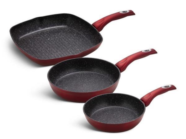 Veiling - Koekenpannen set 3-delig, Huis en Inrichting, Keuken | Potten en Pannen