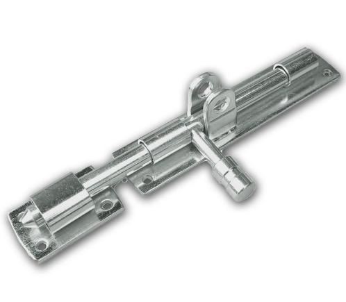 Hangslotgrendel horizontaal 100 mm rvs, Doe-het-zelf en Bouw, Hang- en Sluitwerk, Klink of Kruk, Nieuw, Overige materialen
