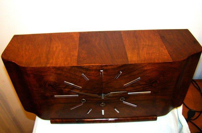 Pendule - Art Deco Hout - 1920-1930, Antiquités & Art, Antiquités | Horloges