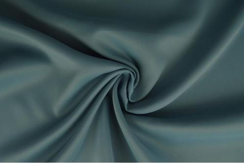 10 meter verduisterende stof - Vintage blauw - 150cm breed, Hobby en Vrije tijd, Stoffen en Lappen, 120 cm of meer, 200 cm of meer