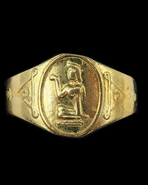 Bague de richesse et fortune - Déesse de la fortune Lakshmi, Antiek en Kunst, Antiek | Boeken en Manuscripten