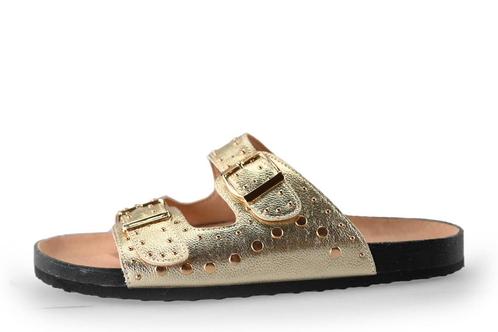 Ann Rocks Slippers in maat 40 Goud | 5% extra korting, Kleding | Dames, Schoenen, Overige kleuren, Zo goed als nieuw, Slippers