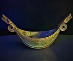 Max le Verrier - Beeld, Drakkar - 9.5 cm - Verguld brons -, Antiek en Kunst