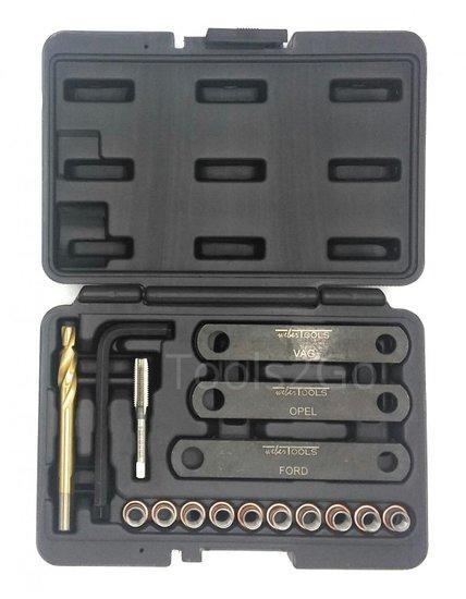 Remzuiger schroefdraad reparatie set M9x1.25, Auto diversen, Autogereedschap, Verzenden