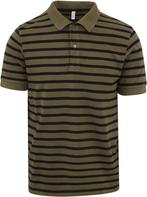 Sun68 Poloshirt Strepen Groen maat Maat 52/54 (L) Heren, Maat 52/54 (L), Verzenden, Nieuw, Sun68