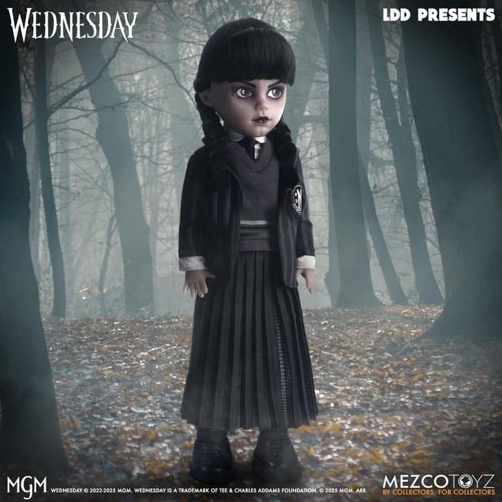 Wednesday LDD Presents Doll Wednesday Nevermore Academy Unif, Verzamelen, Film en Tv, Ophalen of Verzenden